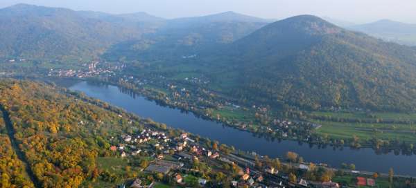Balloon flight over the Bohemian Central Highlands: Weather and season