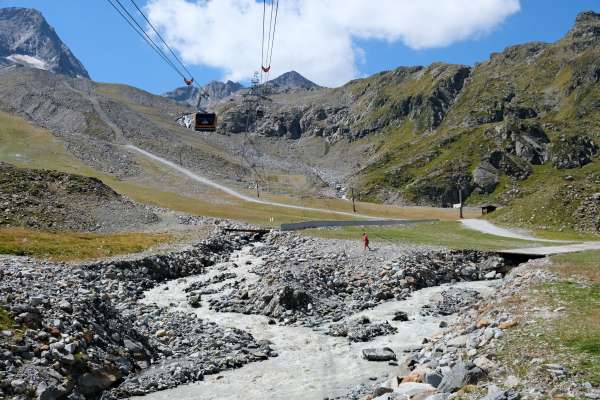 La route vers la Bödele Hütte