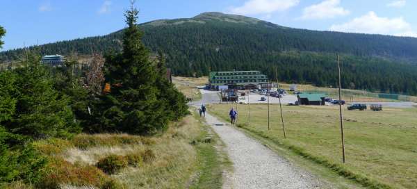 Die wichtigsten Bergsättel des Riesengebirges