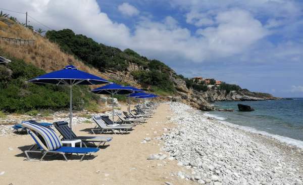 Sur la plage du Nautilus