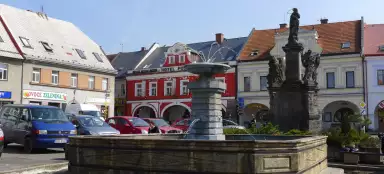 Náměstí Míru v Sobotce