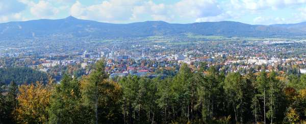 Prachtig uitzicht op Liberec