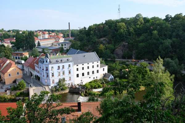 Widok na skalne punkty widokowe