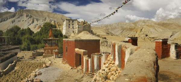 The most beautiful stages of the Upper Mustang trek