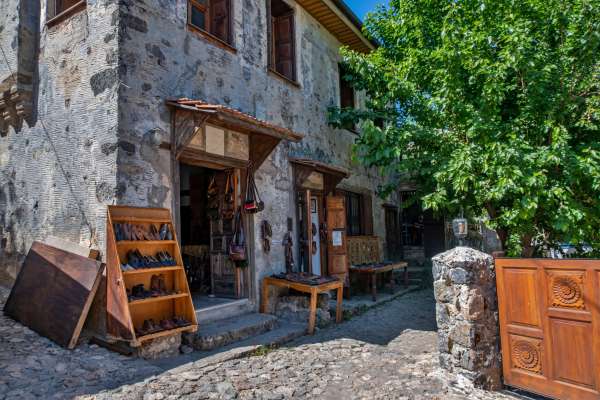 Stalls in Kayaköy