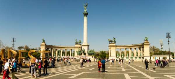 Praça dos Heróis em Budapeste