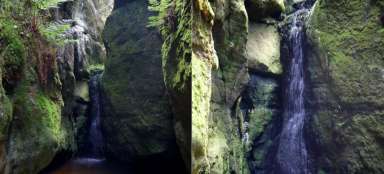 Kleiner Adršpaš-Wasserfall