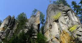 The most beautiful places of the Adršpašské rocks