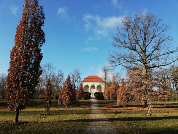 Straße nach Libosad - Naturschutzgebiet