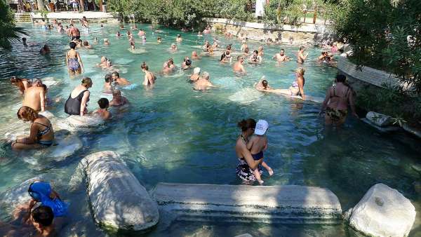 Sacred bathing pool