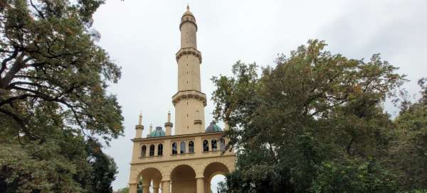 Lednický Minaret: Ubytování
