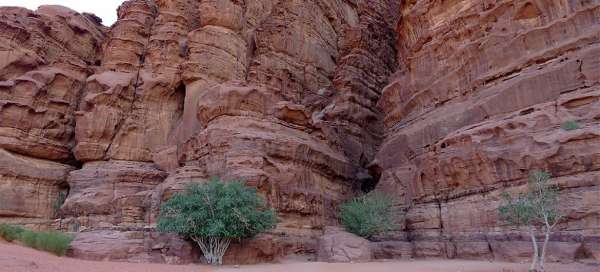 Canyon de Khazali: Hébergement