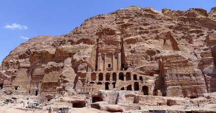 Royal tombs in Petra
