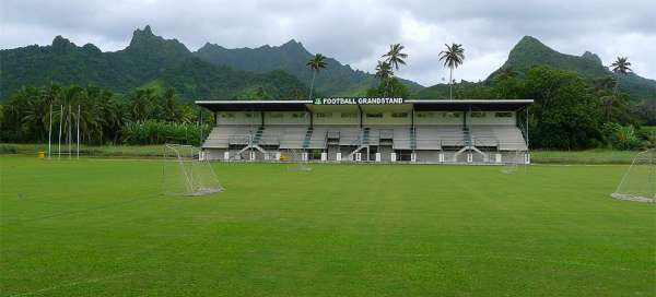 Stade national de football de Rarotonga: Hébergement