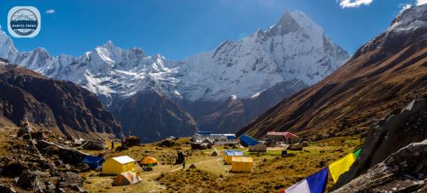 Annapurna Base Camp-trektocht: Accommodaties