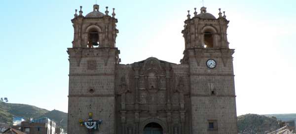 Cathedral in the city of Puno