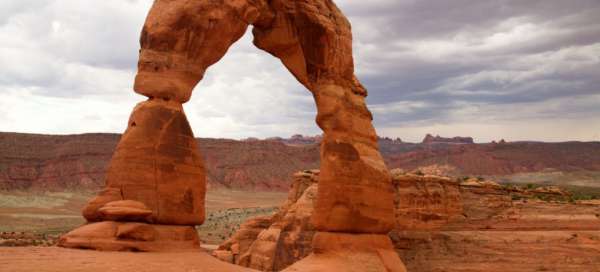 Delicate Arch: Počasí a sezóna