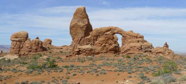 Turret arch: Ubytování
