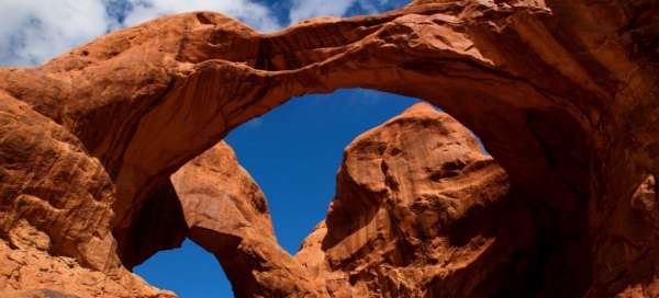 Double Arch: Weather and season