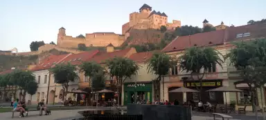 Praça da Paz em Trenčín