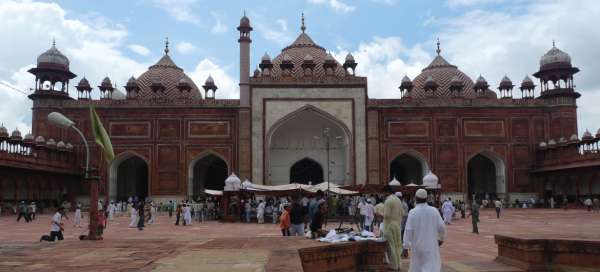 Jama Masjid w Agrze: Pogoda i pora roku