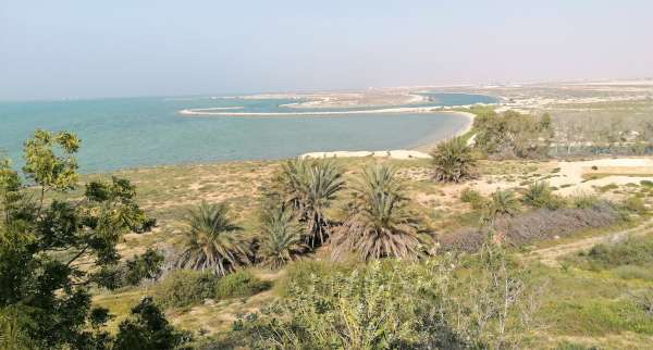 Vista do Emirado de Umm Al Quwain