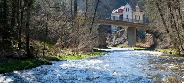 Řeka Kamenice (přítok Jizery): Ubytování