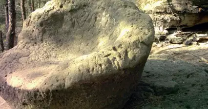 Sacrificial stone in Bohemian Paradise