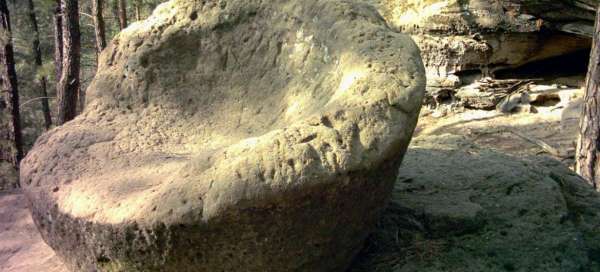 Piedra de sacrificio en el Paraíso de Bohemia: Clima y temporada