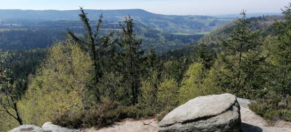 Randonnée autour de Božanovské Špičák: Météo et saison