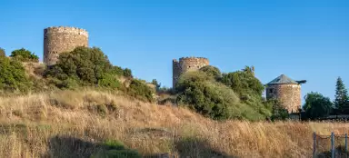 Old mills on the Datça Peninsula