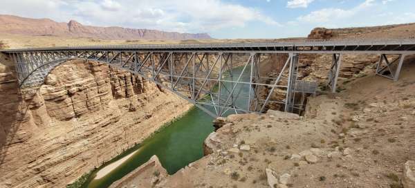 Navajo-Brücke: Unterkünfte