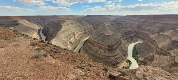 Meanders at a depth of 300 meters