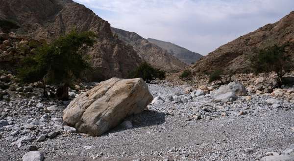 Mogelijk gevaar in de Wadi