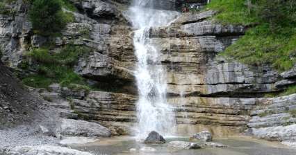 Häselgehrbach waterfall