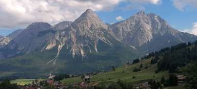 A cordilheira mais bonita dos Alpes da Baviera