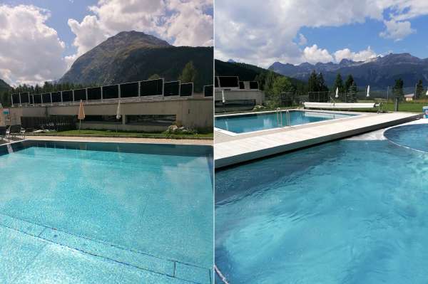 Vistas desde la piscina