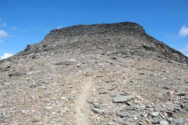 La dernière ascension vers le Hintere Schöntaufspitze