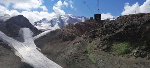 Cable car to Diavolezza: Weather and season