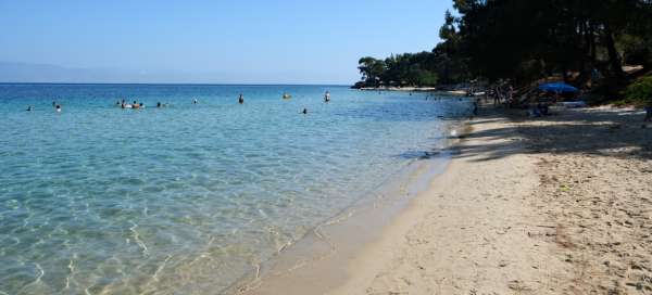 Viagem à praia de Pachis e Glifoneri