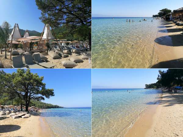 Sulla strada lungo la spiaggia di Pachis