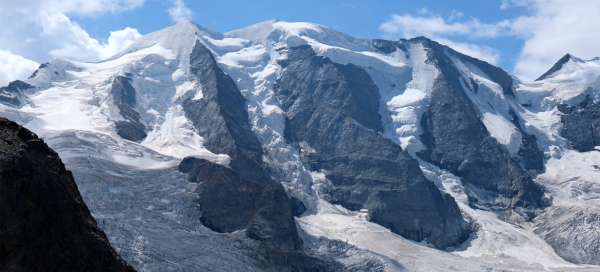 The highest mountain range of Switzerland