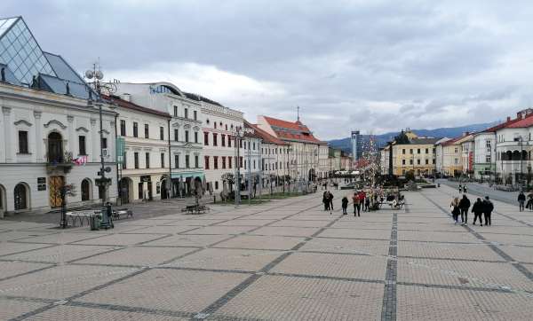 Praça SNP em Bánská Bystrica