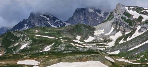 Aufstieg zum Velký Korab (2764 m): Unterkünfte