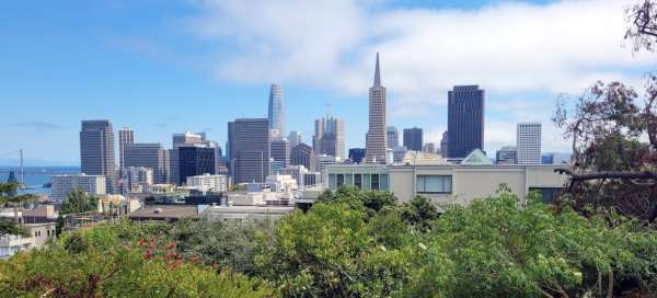 San Francisco – Telegraph Hill: Wetter und Jahreszeit
