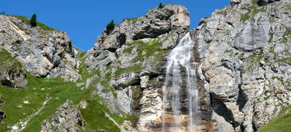 Hike to Sesvenna waterfall