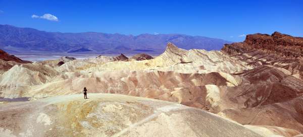 Death Valley NP - Zabriskie Point: Počasí a sezóna