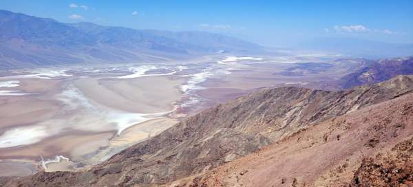Death Valley NP - Dante's View: Počasie a sezóna