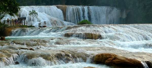 Vodopády Agua Azul: Počasí a sezóna