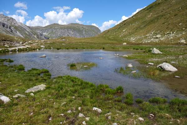 Lakes in the Sesvenna Mountains
